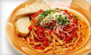 59% Off Meal for Two at 3 Tomatoes and A Mozzarella