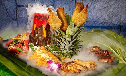 Up to 52% Off Island-Themed Dinner for Two at Kahunaville Island Restaurant & Party Bar